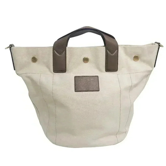 Marc Jacobs Paratrooper Canvas and Leather Tote Bag - Picture 1 of 11